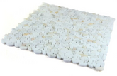 Calacatta Gold Mini Daisy Marble Mosaic Tile Polished